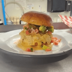 Nacho Burger.
