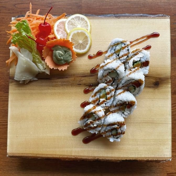 CHICKEN TERIYAKI ROLL.