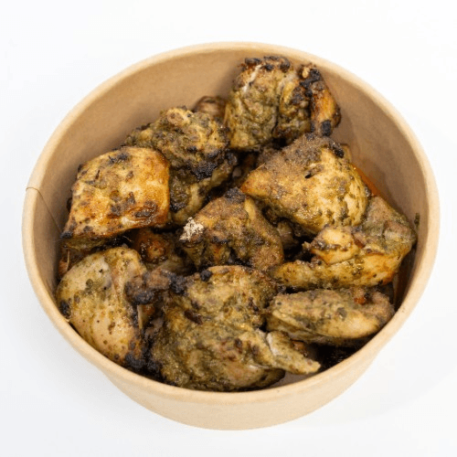 Grilled Hariyali Chicken Kabob.