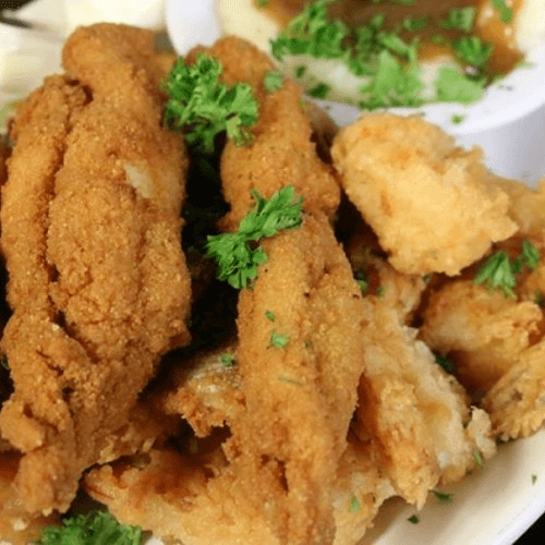 Heritage Catch Catfish Nugget & Shrimp Combo.