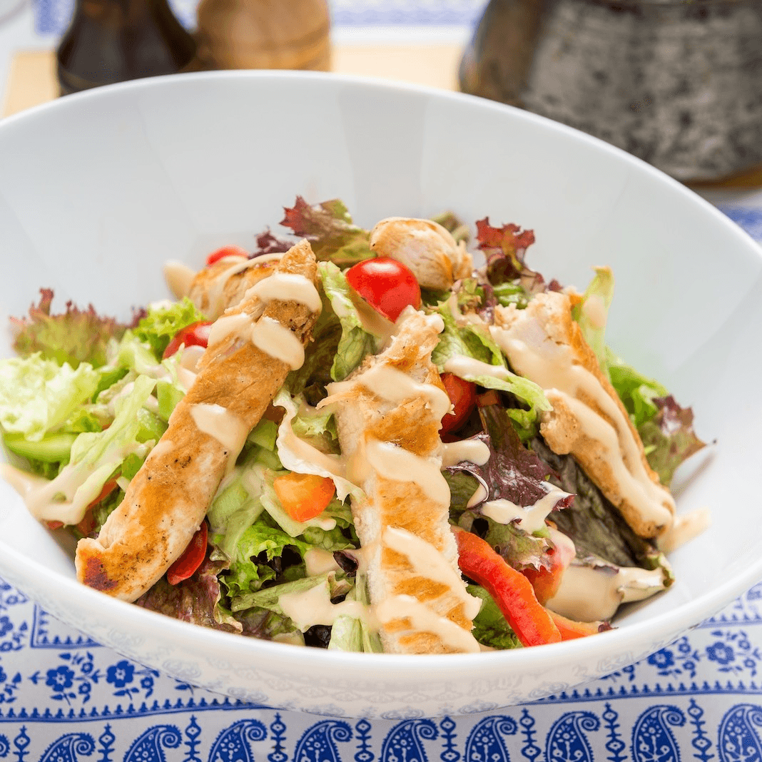 Chicken Caesar Salad.