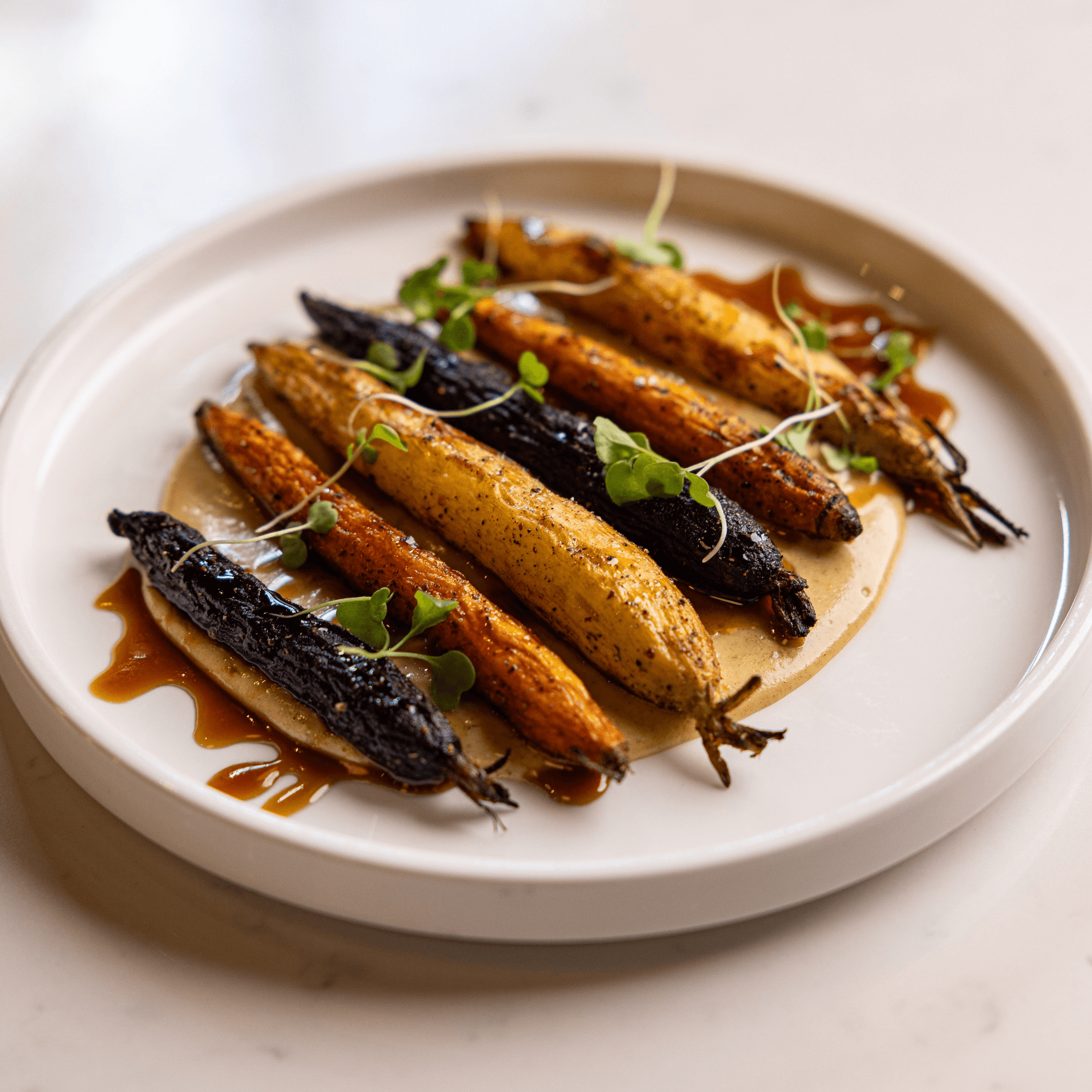 Ras el Hanout Roasted Baby Carrots.