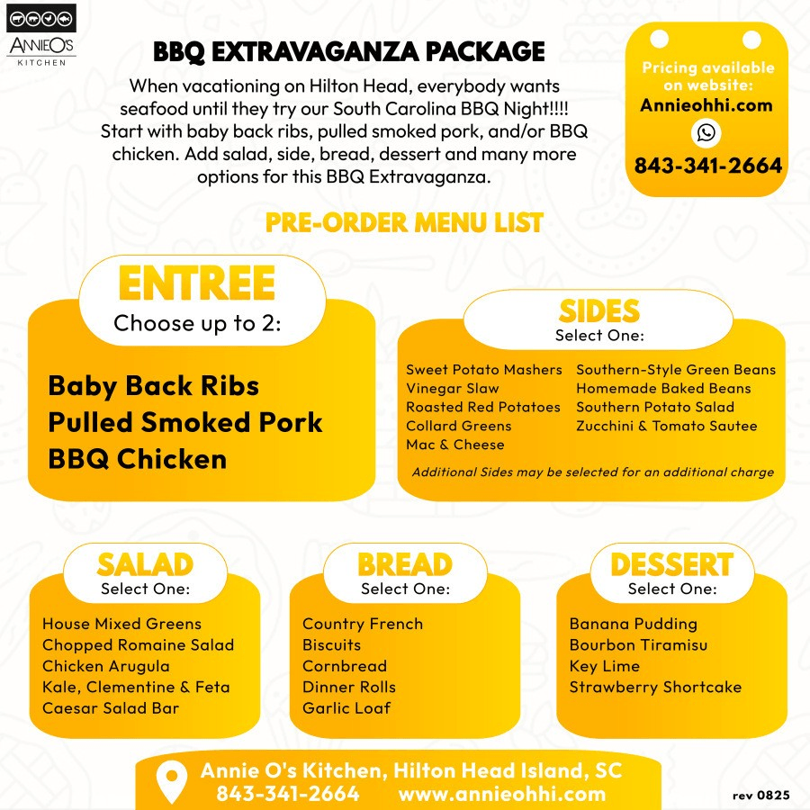 BBQ Extravaganza Package.