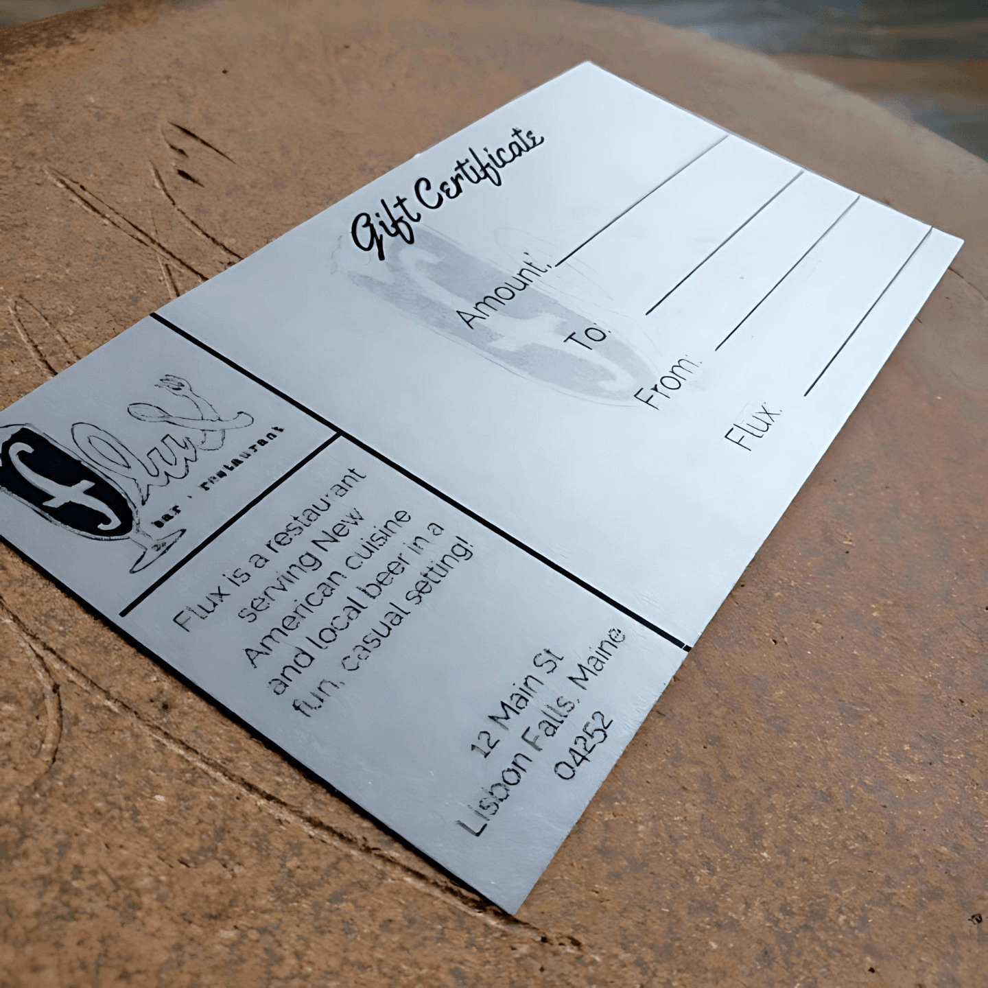 $50 Gift Certificate