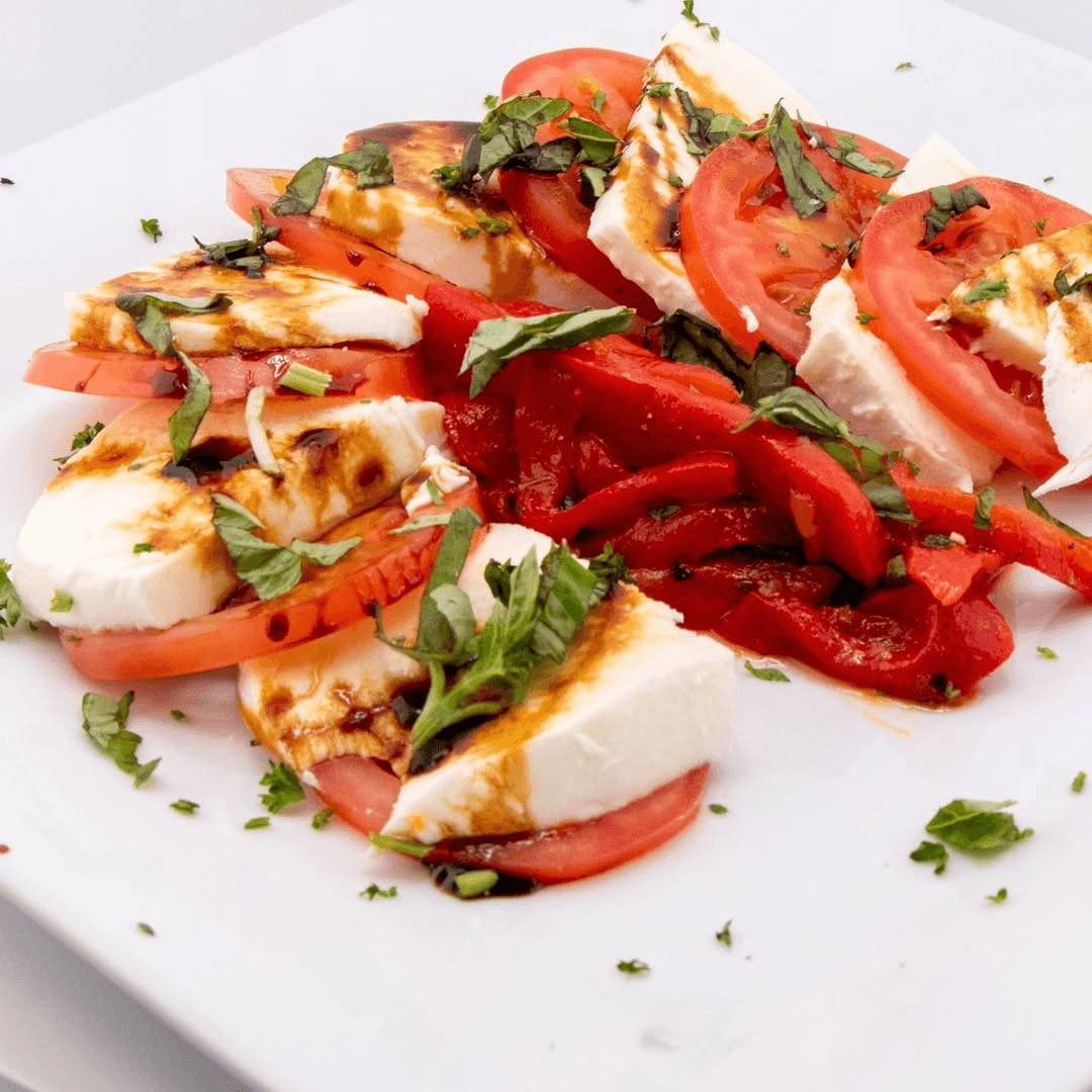 Mozzarella Caprese.