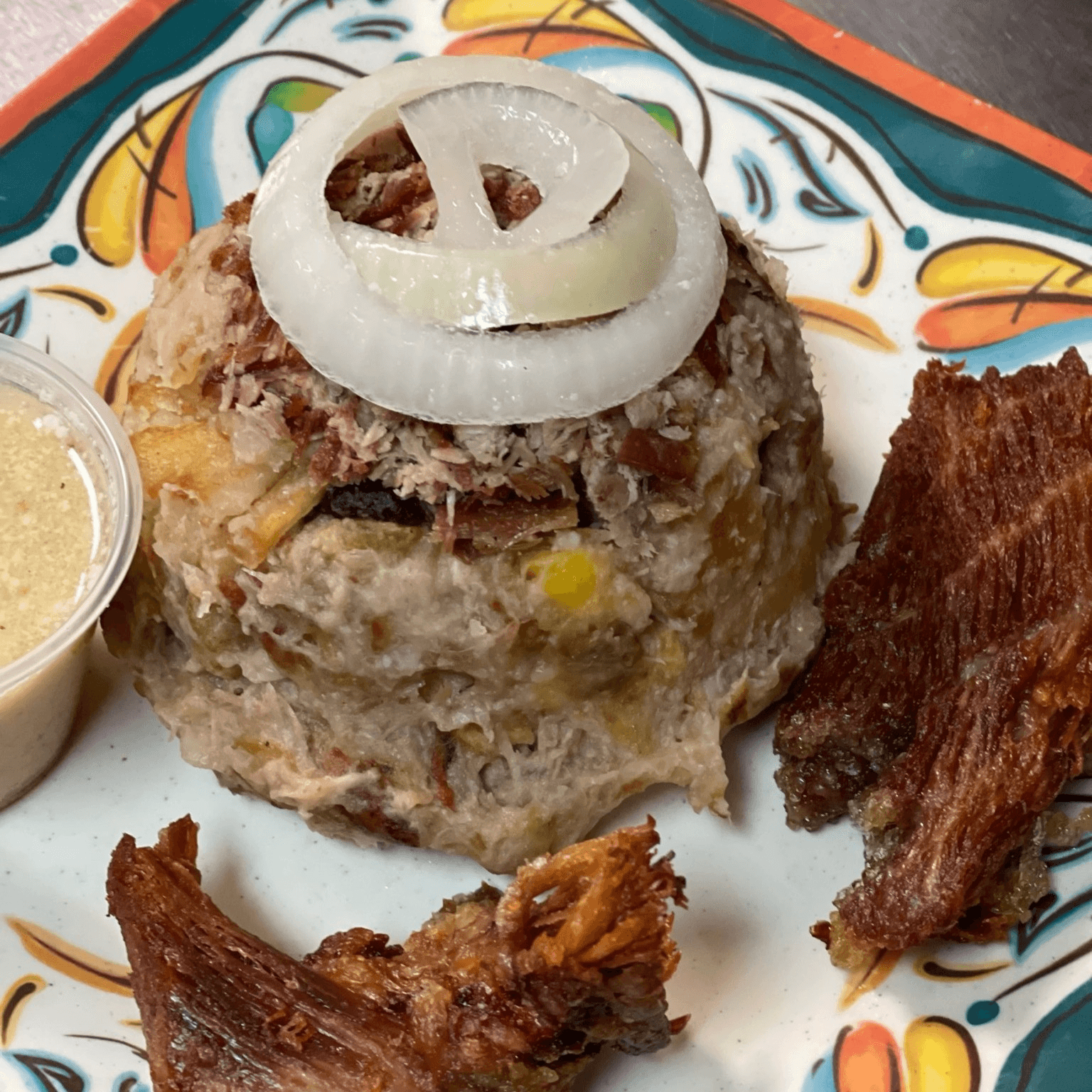 Mofongo lechon.