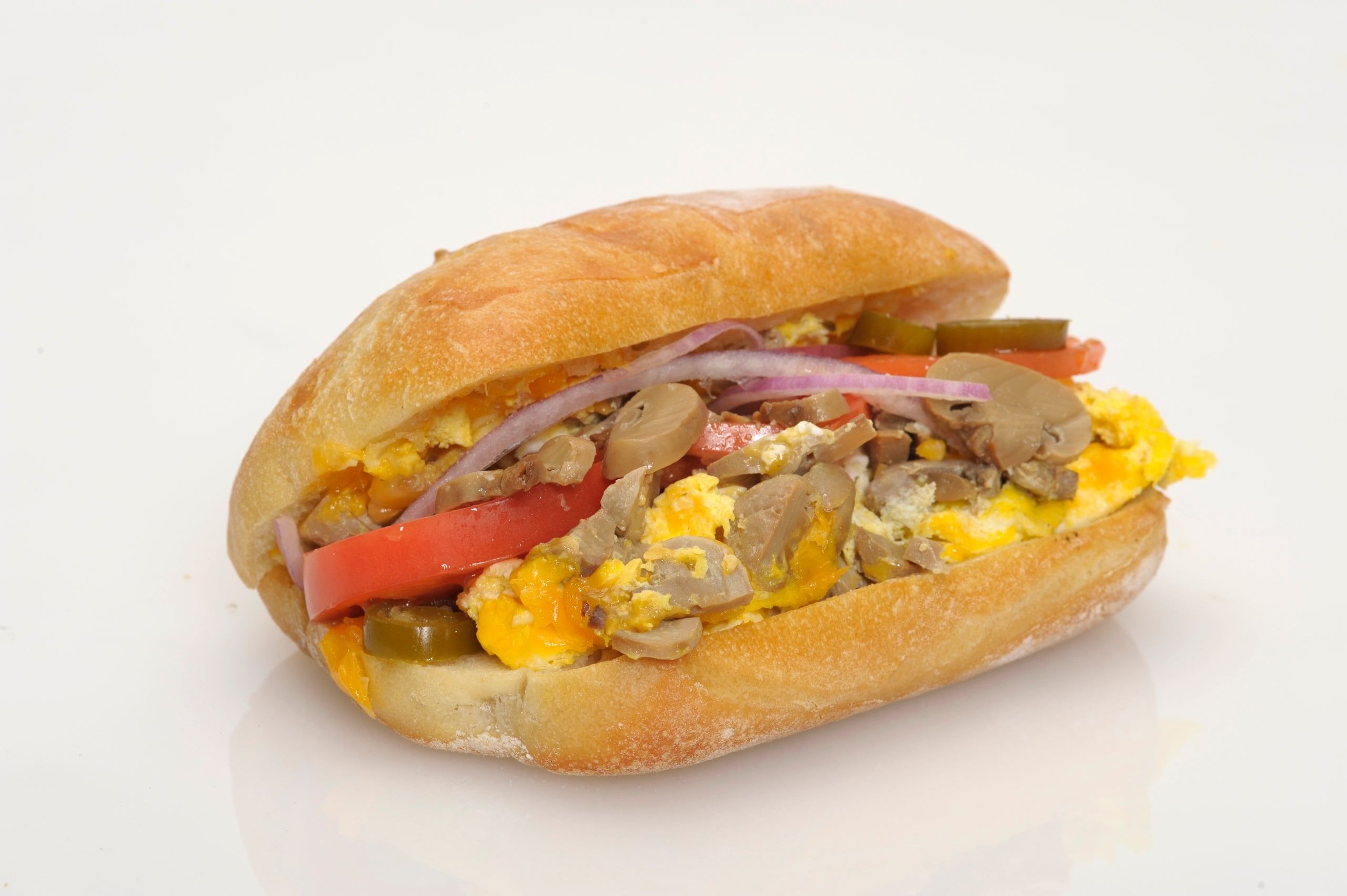 #5 Veggie Breakfast Sandwich.