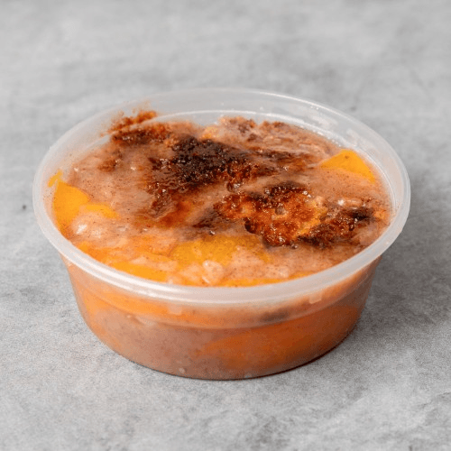 Mommas Peach Cobbler.