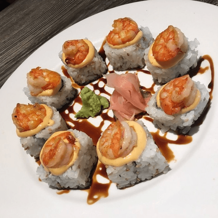 Hibachi Shrimp Roll.