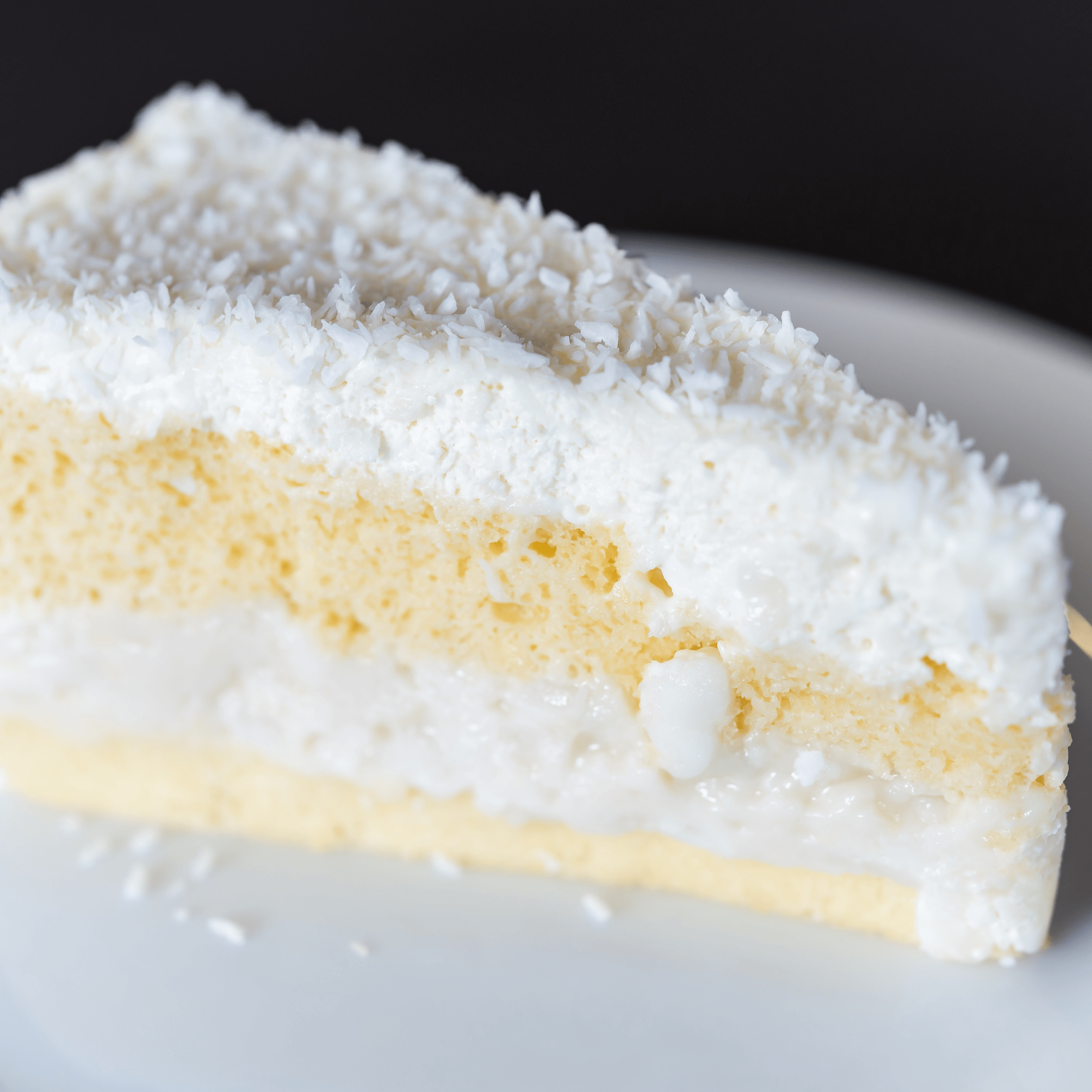 Coconut cake.
