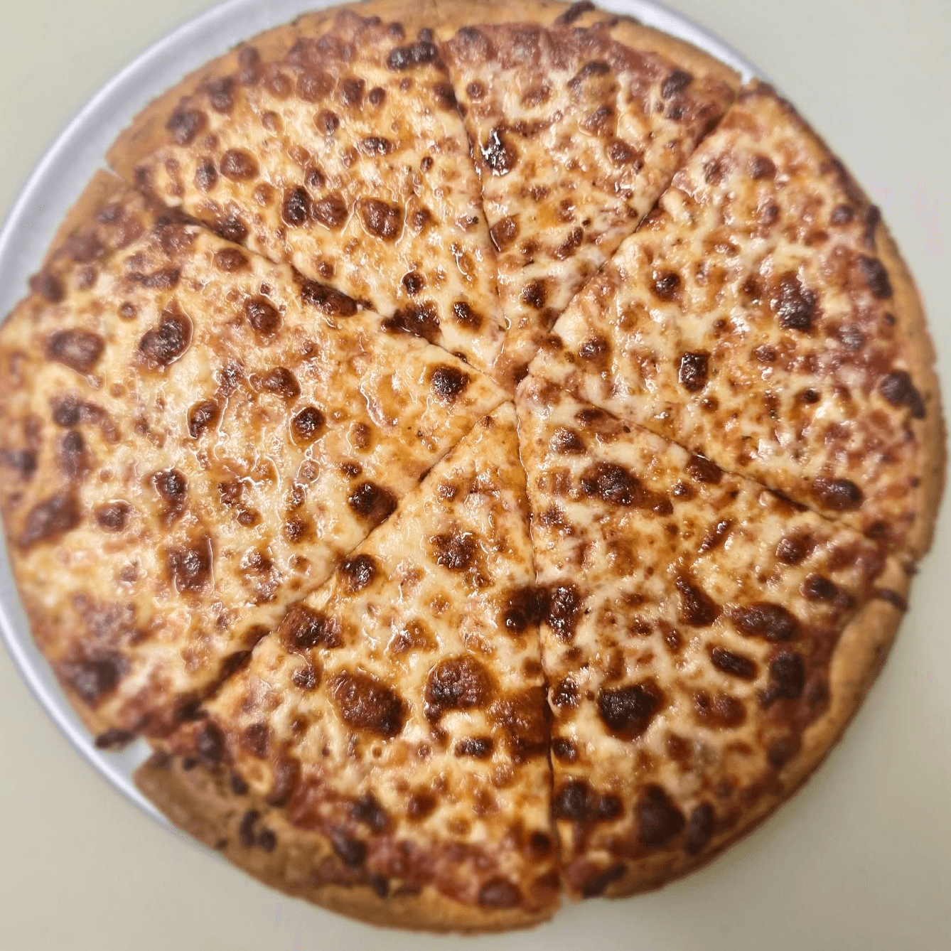 10" GF Cheese Pizza.