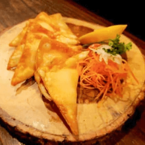 Mentai Wonton　明太クリームチーズワンタン.