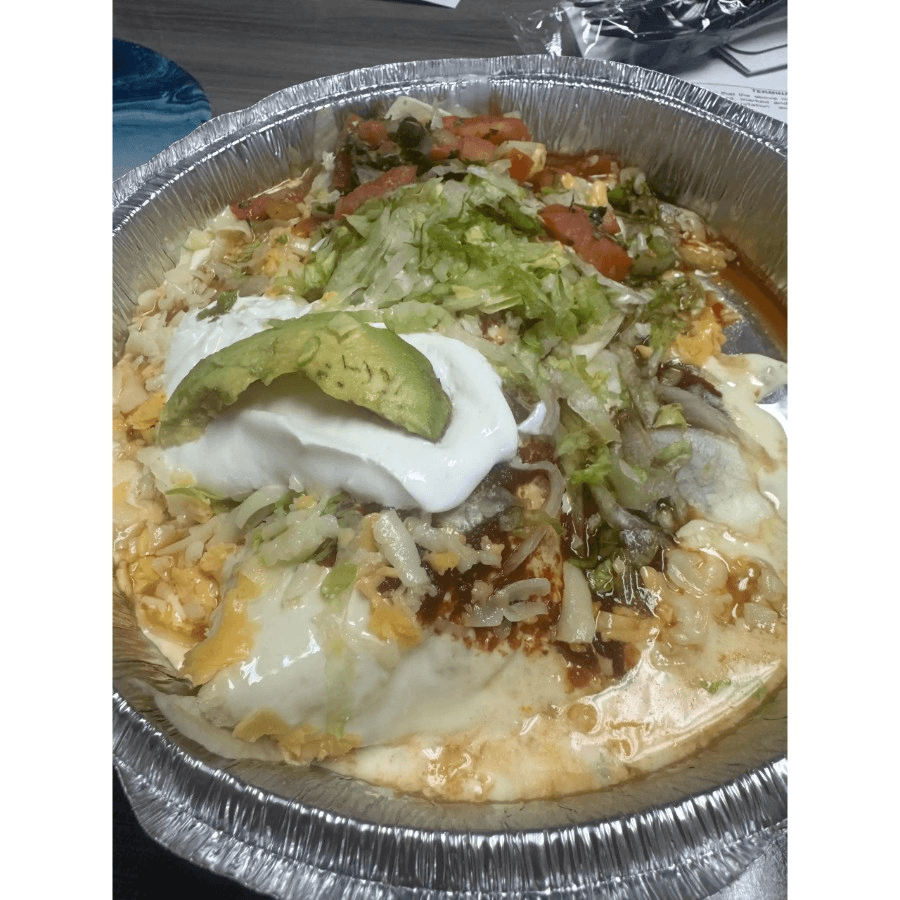 Lunch Burrito Mexicali.