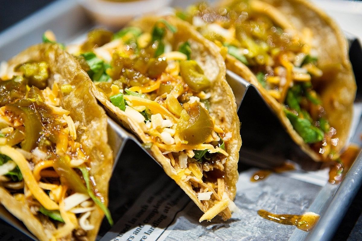 Sweet & Spicy Pork Taco.