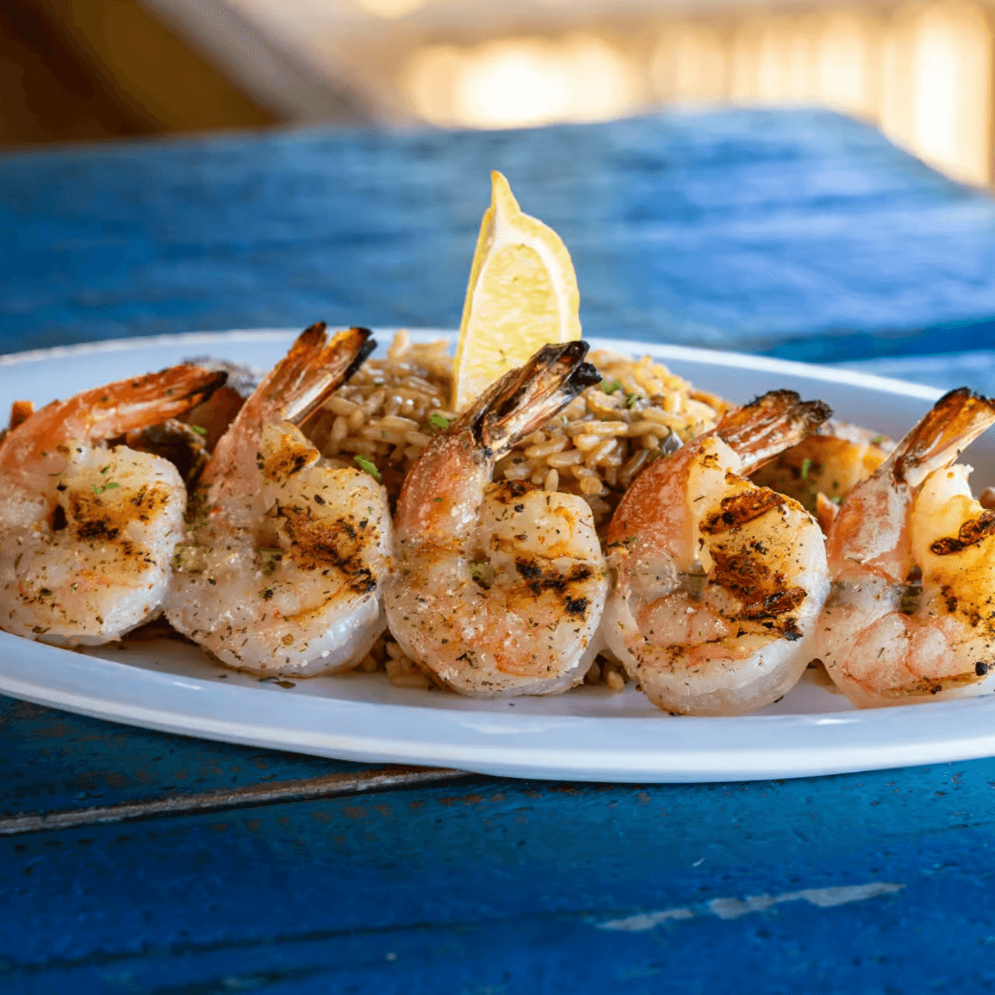Delight in Our Charleston Shrimp Platter!