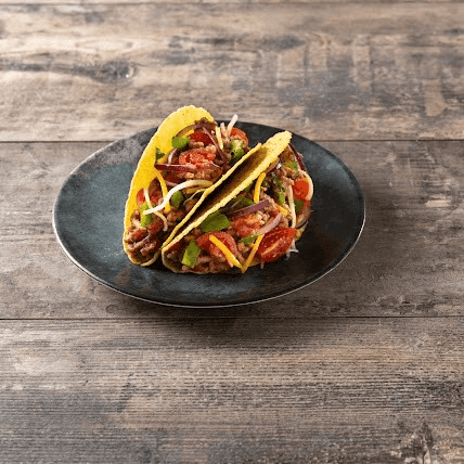 42. Beef Taco, Rice & Beans.