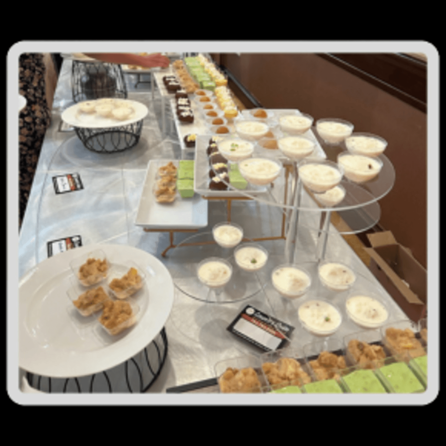 Buffet Setup with Beautiful & Elegant Presentation