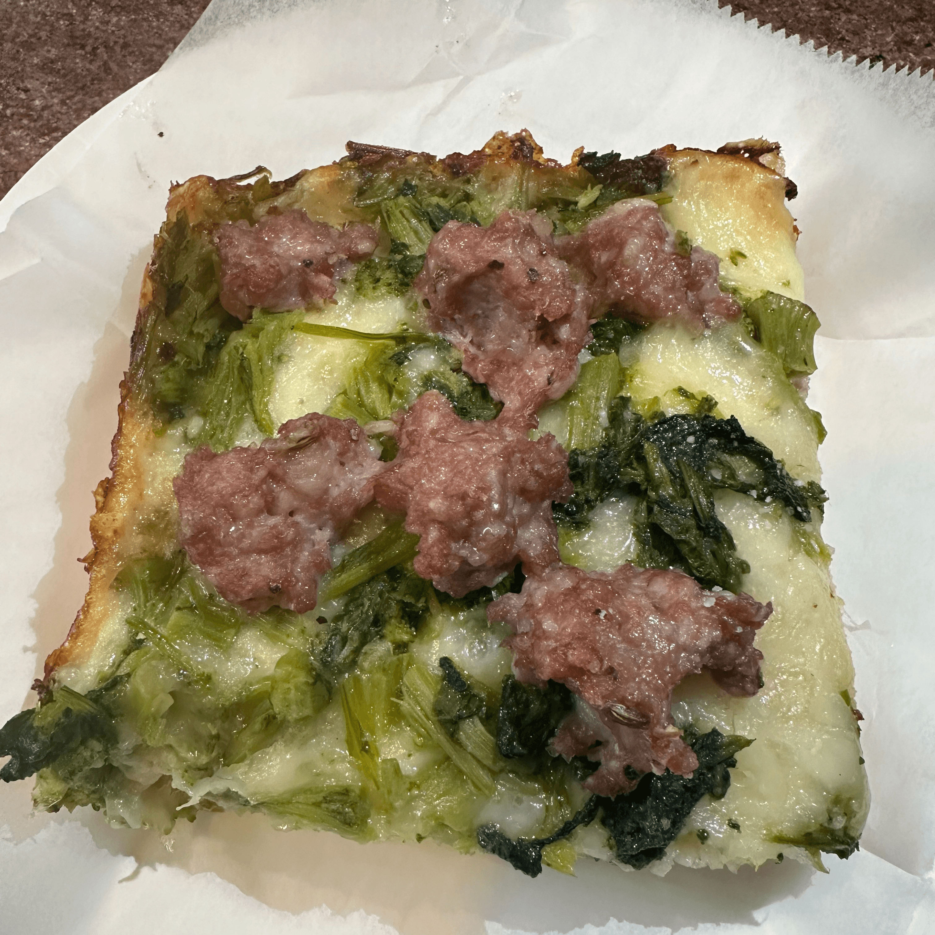 Detroit Sausage & Broccoli Rabe.