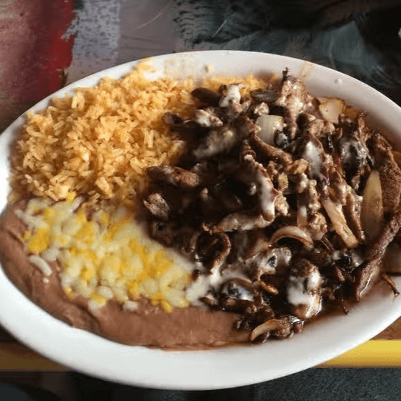 Lunch Mushroom Steak.