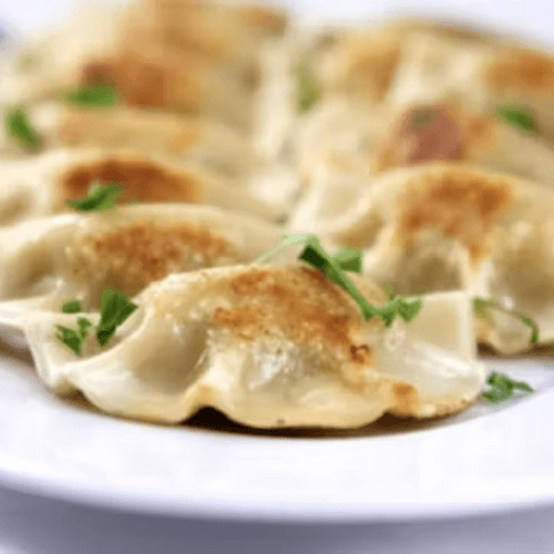 Pork & Vegetable Dumplings.