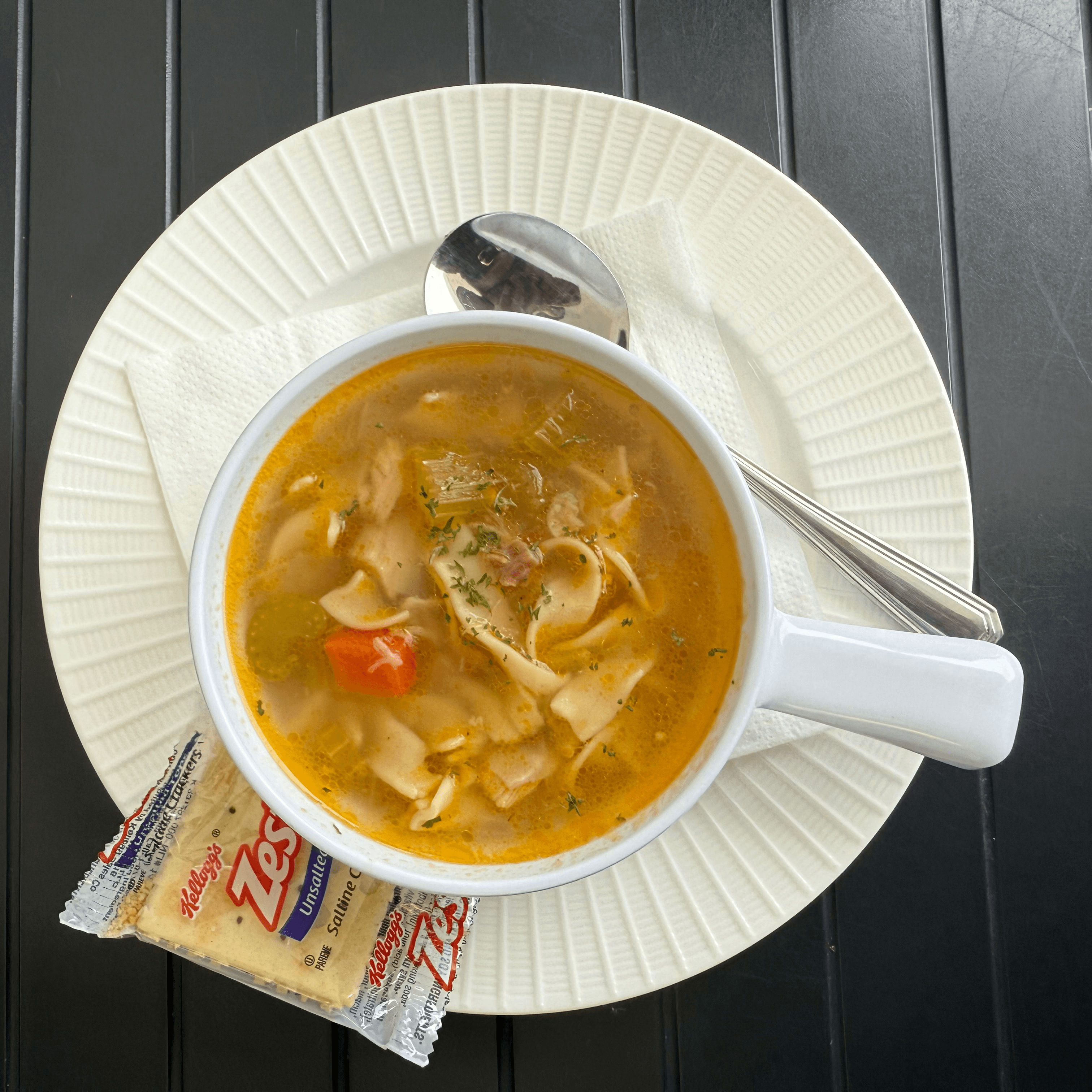 Classic Chicken Noodle Soup.