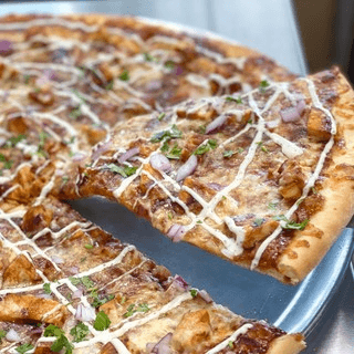 BBQ Chicken Pizza 18'.