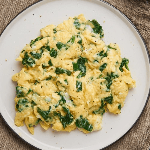 2 Eggs/ spinach