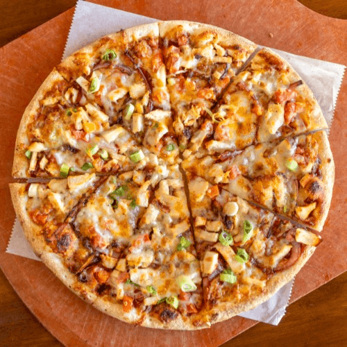 BBQ Chicken Pizza.