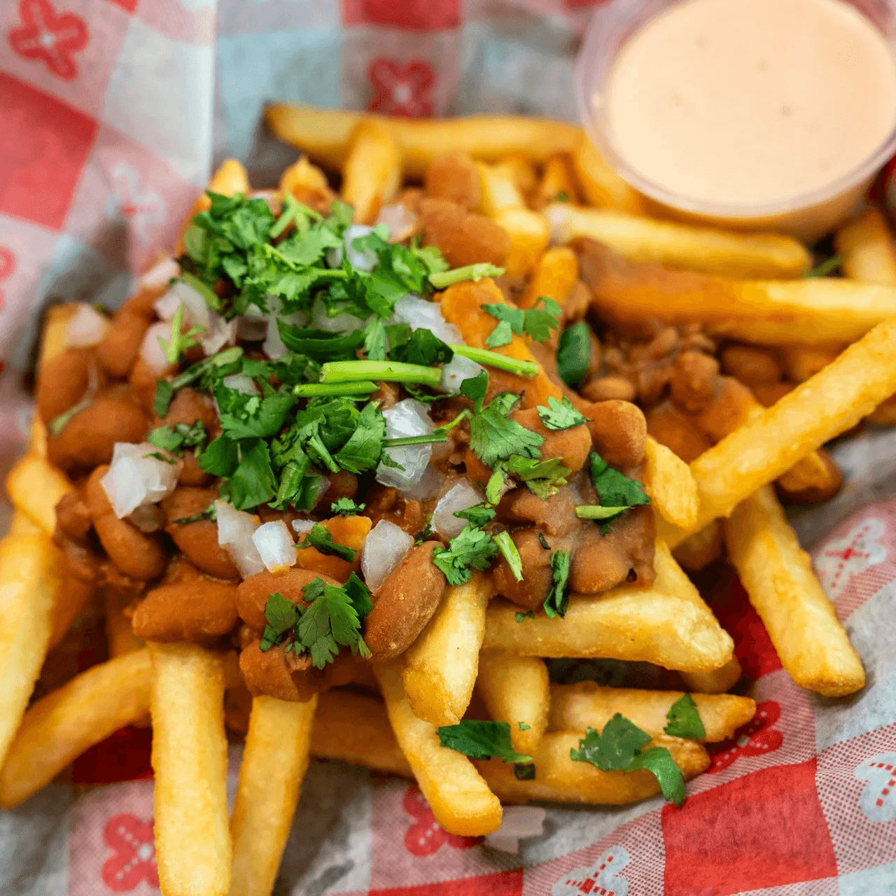 Loaded Chili Cheese Fries.