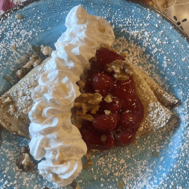 Cherry Delight Crepe.