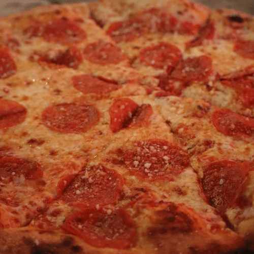 Americano Pepperoni Pizza.
