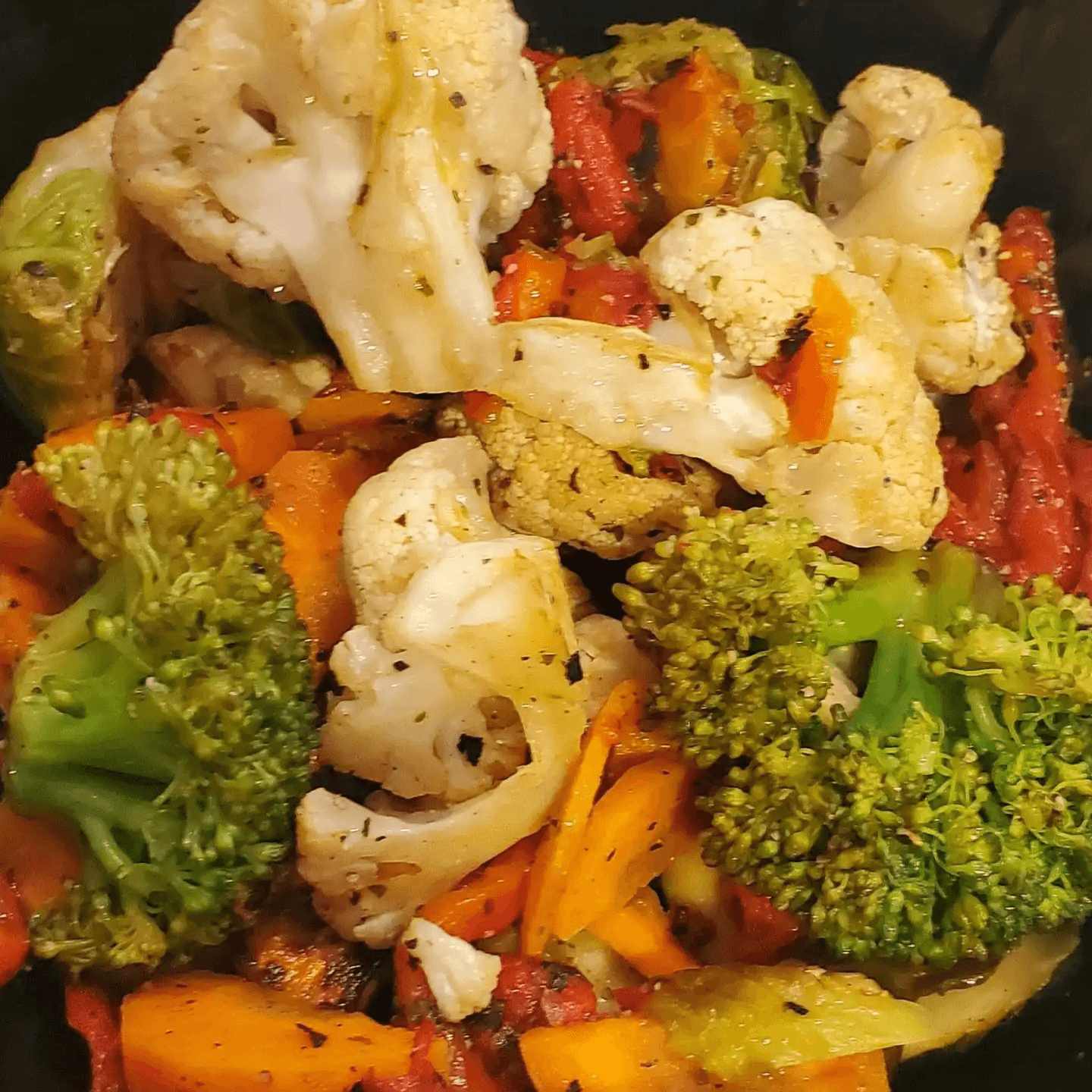 Roasted Seasonal Vegetables.