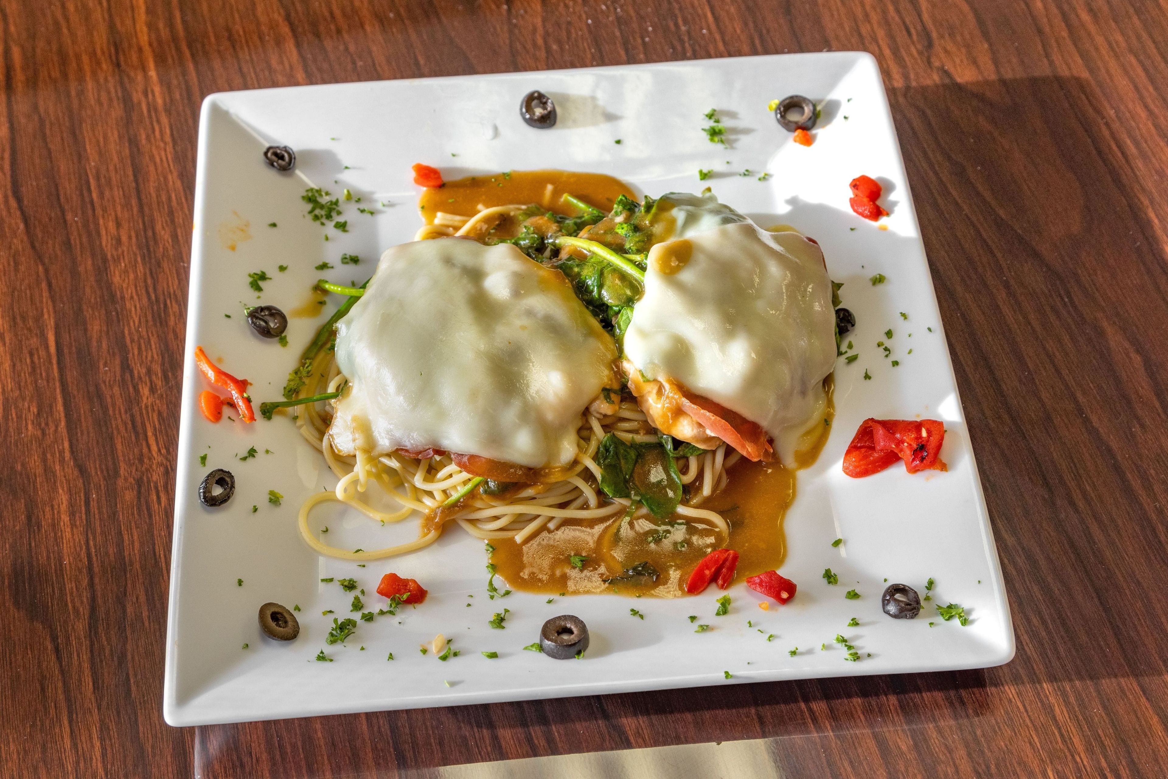 Chicken Saltimbocca a La Romano.