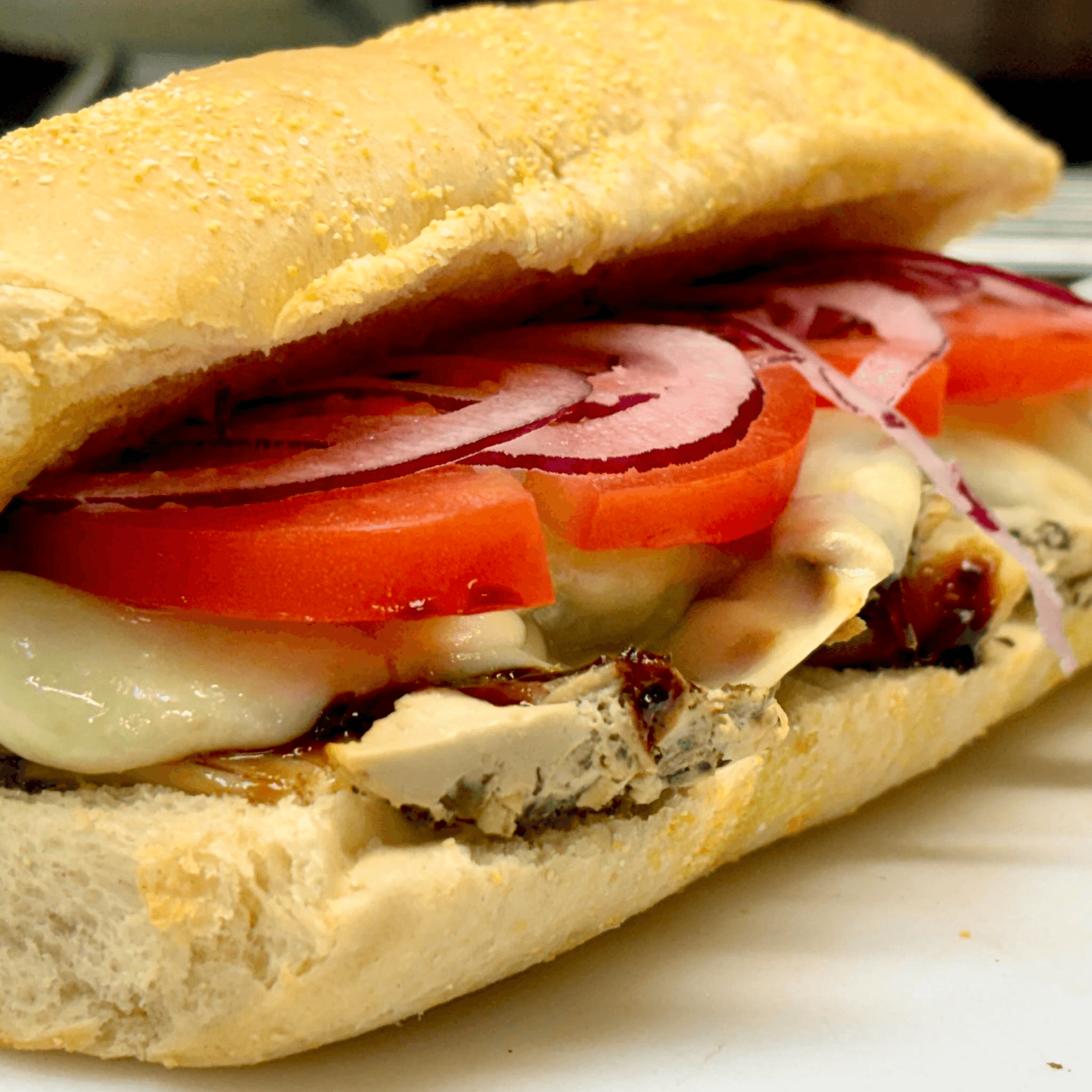 Toasted Pesto Chicken.