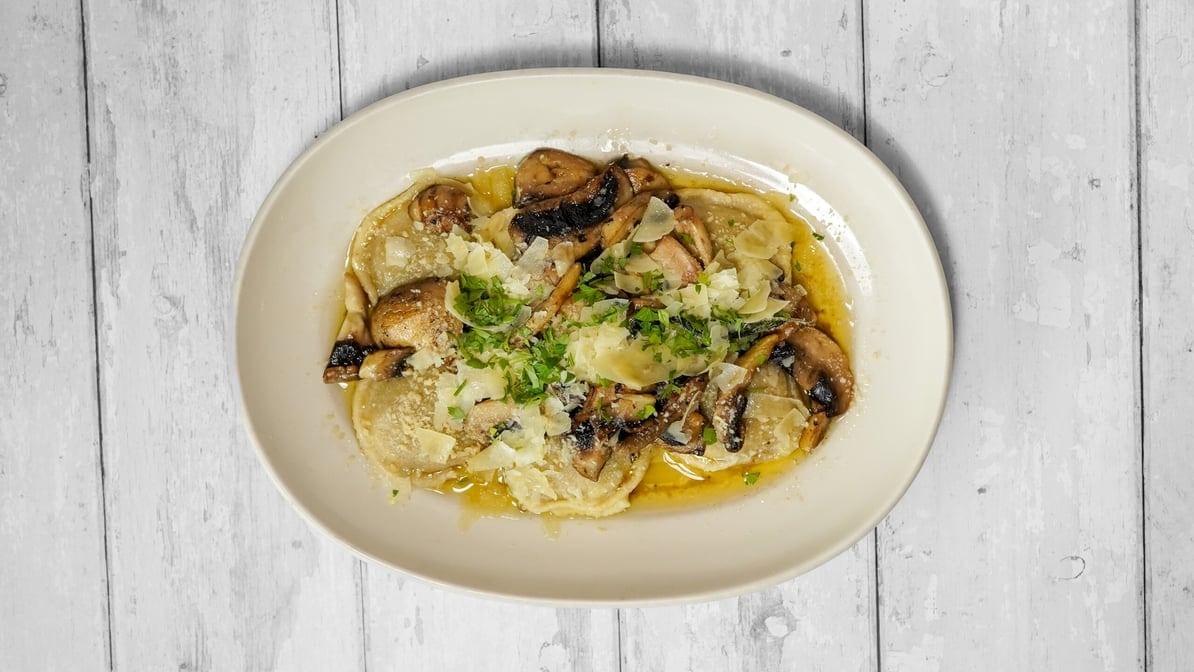 Short Rib Ravioli.