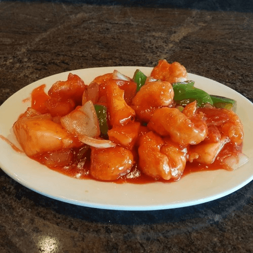 Sweet and Sour Shrimp.