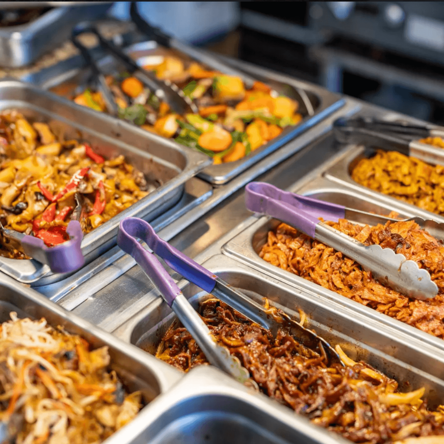 A Buffet Served at Both Locations