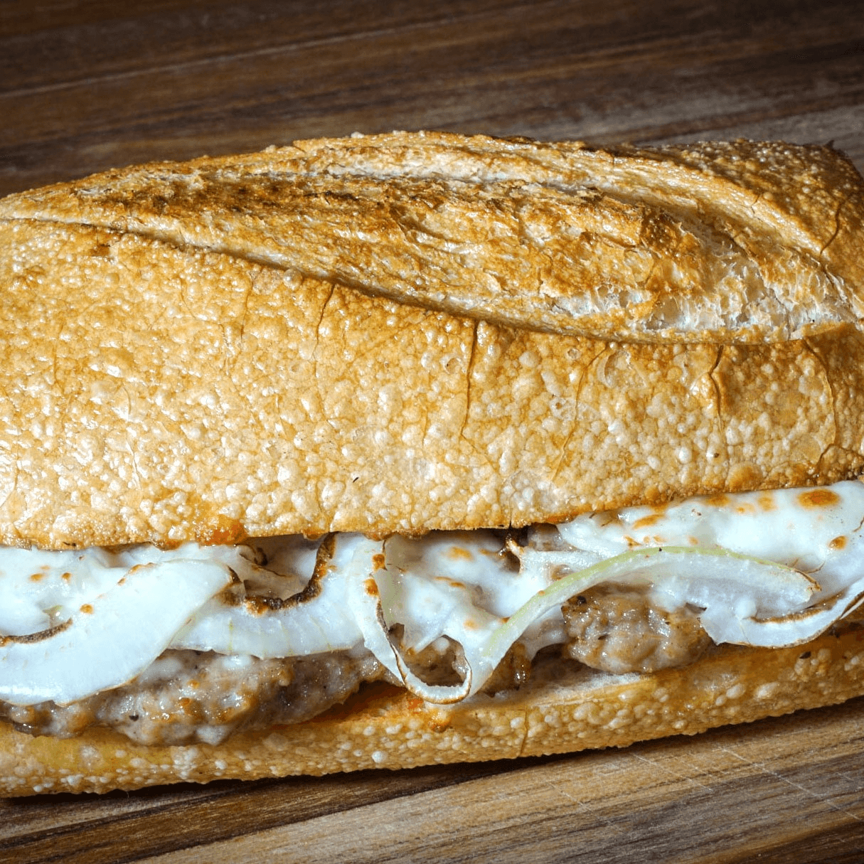 Italian Sausage Sandwich.