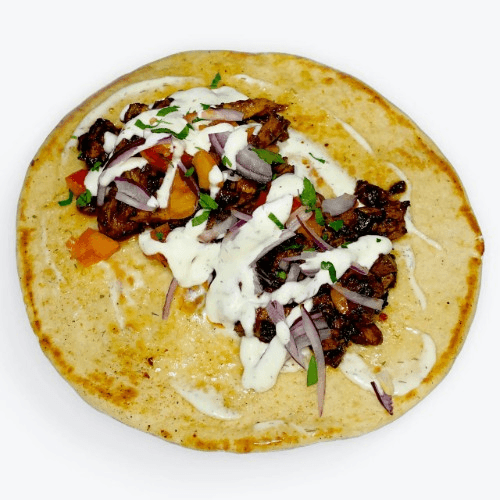 Spicy Jerk Chicken Gyro/Wrap.