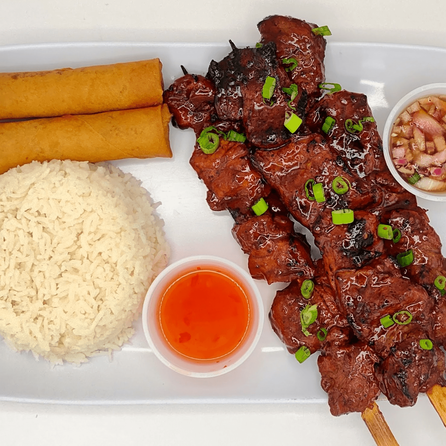 Pork Bbq Combo (3 Pork Skewers).