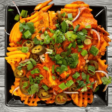 Butter Chicken Fries.