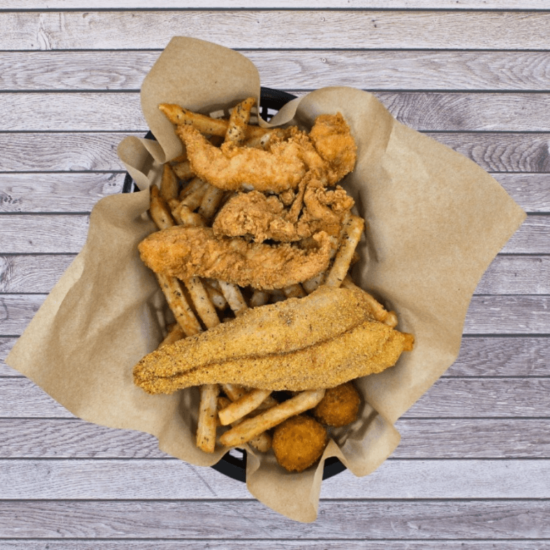 Catfish (1) & Tenders (3) Combo.