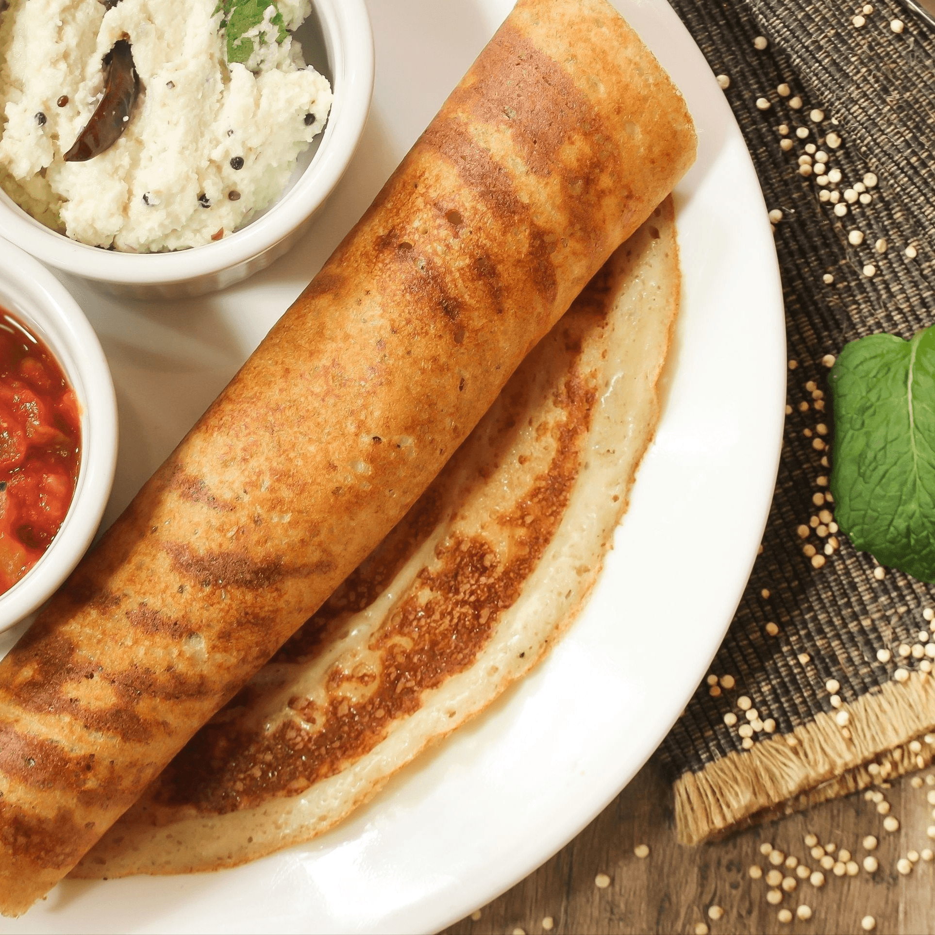 Plain Dosa.