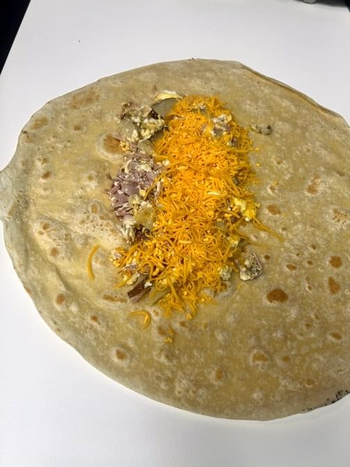 Breakfast Burrito - Ham.
