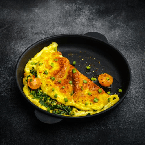 Chicken or Pork Egg Foo Young.