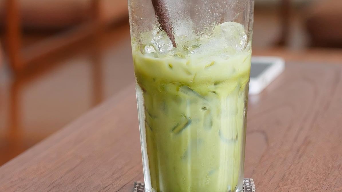Iced Matcha Latte.
