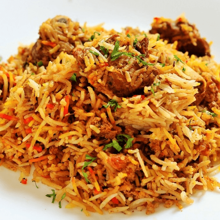 Goat Biryani.