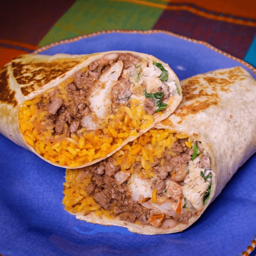 Mar y Tierra Burrito.