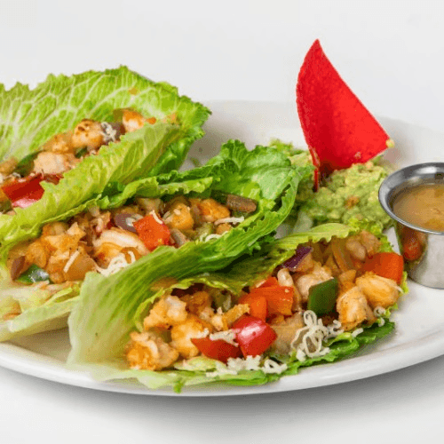 Shrimp Lettuce Wraps.