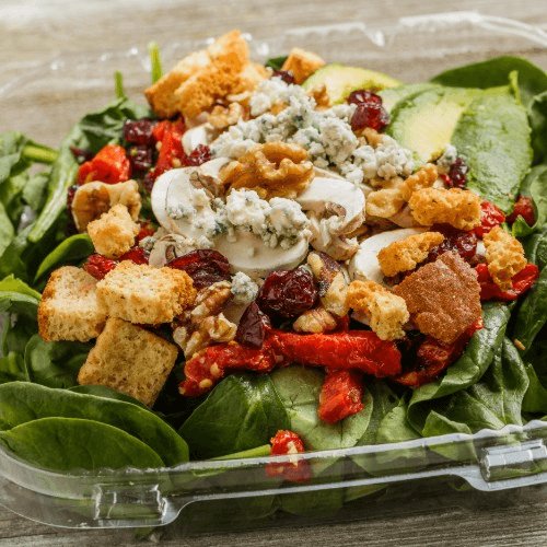Walnut Spinach Salad.